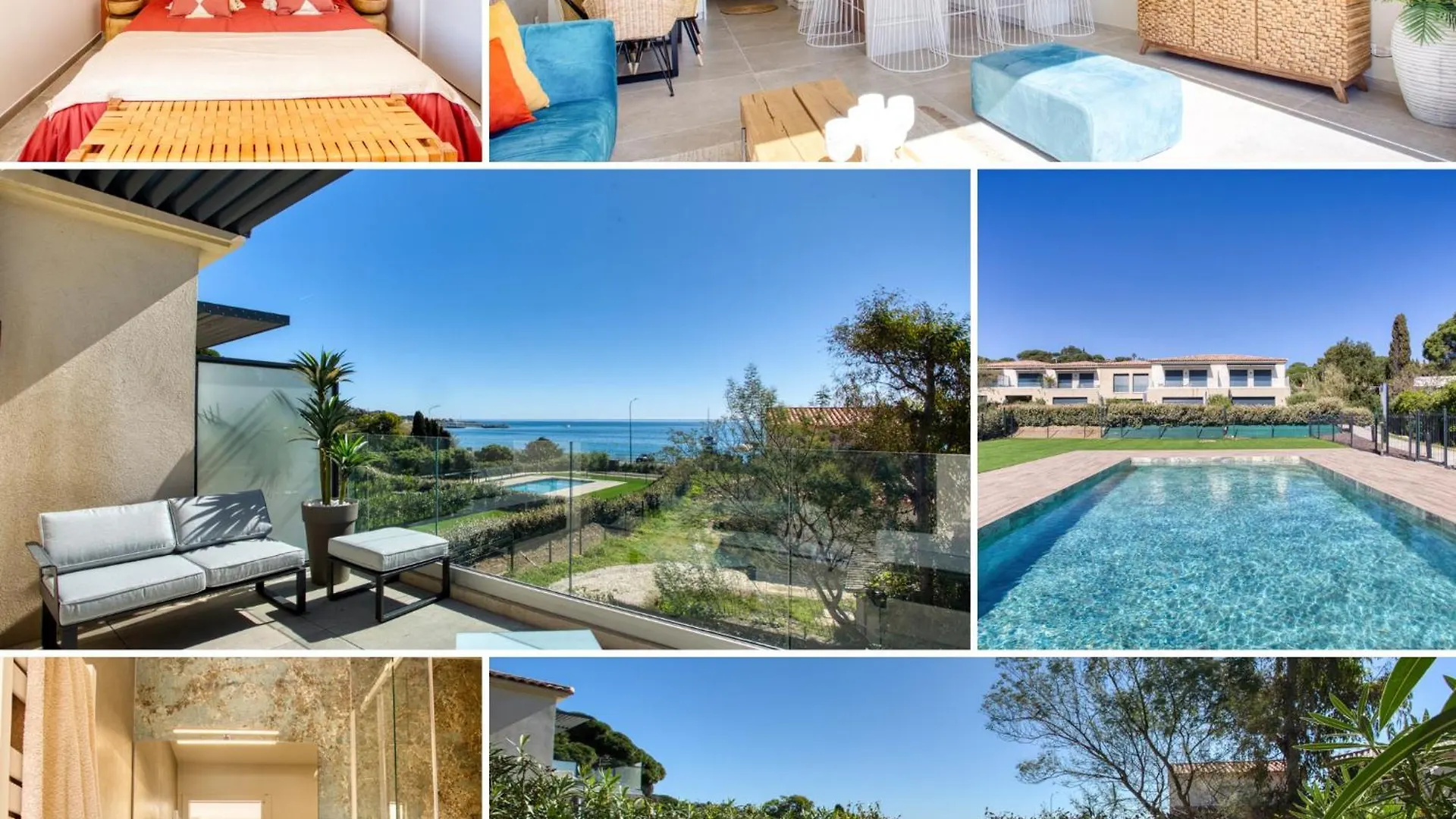 Holiday home 3 Chambres, Vue Mer, Piscine, Parking Sainte-Maxime